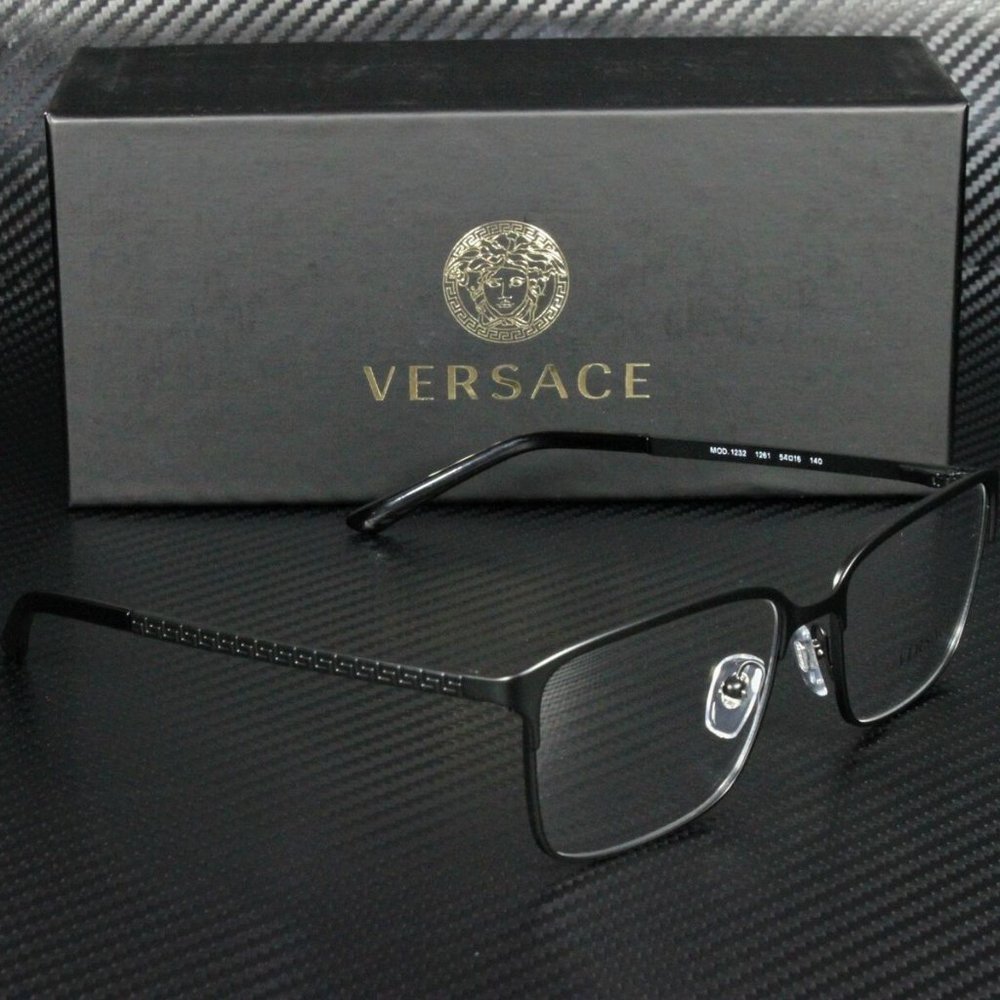 Versace Men's Sexy Matte Black 54mm Glasses